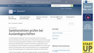 
                            11. Sanktionslisten prüfen bei Auslandsgeschäften - IHK zu Düsseldorf