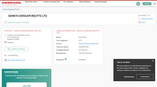 
                            5. Sankyu (singapore) Pte Ltd, Clementi Loop Distributio..., CO ...