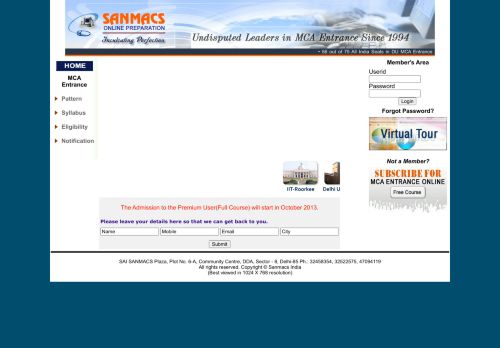 
                            5. Sanmacs India Online Test