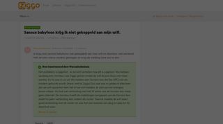 
                            11. Sannce babyfoon krijg ik niet gekoppeld aan mijn wifi. | Ziggo ...