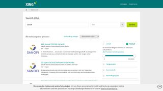 
                            13. Sanofi: Aktuelle Jobs | XING Stellenmarkt