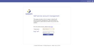 
                            3. Sanofi Extranet - Logon Page
