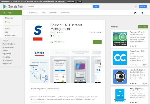 
                            7. Sansan - 法人向け名刺管理サービス - Google Play のアプリ