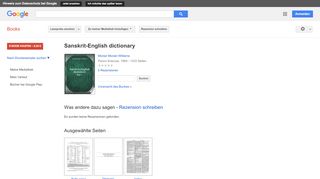 
                            12. Sanskrit-English dictionary - Google Books-Ergebnisseite