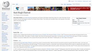 
                            11. Sant Singh Chatwal - Wikipedia