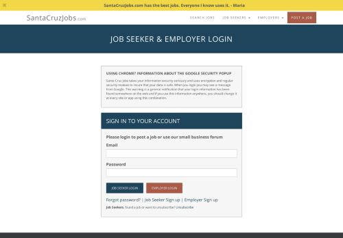 
                            1. Santa Cruz CA Jobs & Employment | Site Login | SantaCruzJobs.com