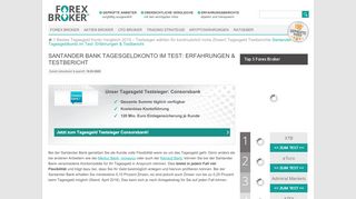 
                            11. Santander Bank Tagesgeldkonto im Test: Erfahrungen & Testbericht