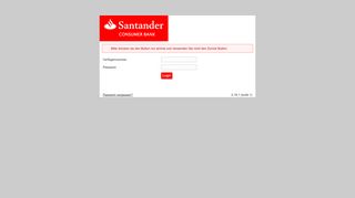 
                            1. Santander Consumer Bank - Dealer Portal - Version: 2.15.1 (build 6)