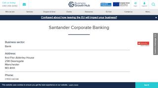 
                            10. Santander Corporate Banking | GC Business Growth Hub