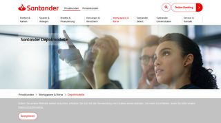 
                            3. Santander - Depotmodelle