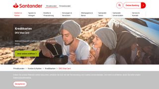 
                            4. Santander - DKV Visa Card