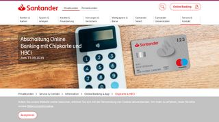 
                            12. Santander Internet Banking