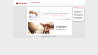 
                            3. Santander OnlineBanking