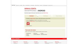 
                            6. Santander | Para Você | Atendimento | No Celular | Smartphones ...