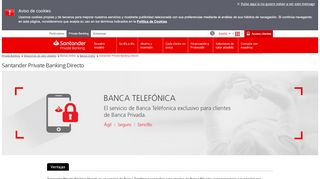 
                            6. Santander Private Banking Directo, complemento con Banquero ...