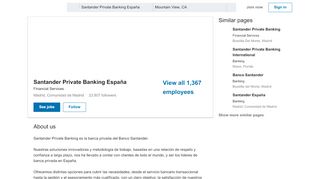 
                            11. Santander Private Banking España | LinkedIn