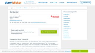 
                            11. Santander Ratenkredit - online berechnen und ... - Durchblicker.at