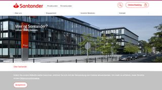 
                            12. Santander - Über uns: Herzlich willkommen