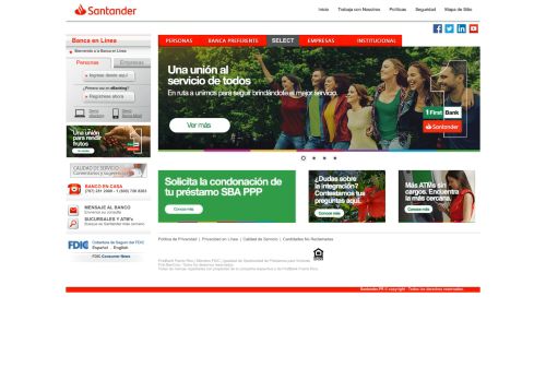 
                            1. Santandernet.com