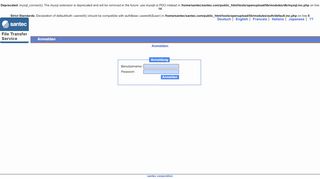 
                            7. santec file transfer service - Anmelden