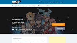 
                            3. SAO Legend Análise e Download (2019) - MMOs Brasil