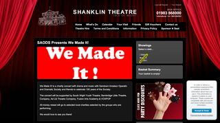 
                            4. SAODS Presents We Made It! - Shanklin Theatre