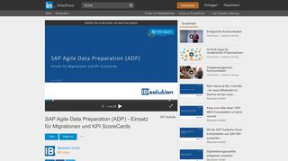 
                            7. SAP Agile Data Preparation (ADP) - Einsatz für ... - Slideshare