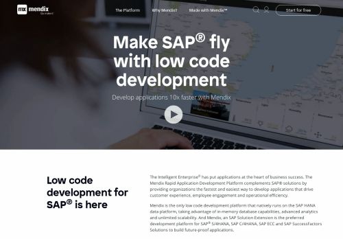 
                            12. SAP Application Development & Integrations with Mendix Low-Code