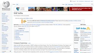 
                            9. SAP Ariba - Wikipedia