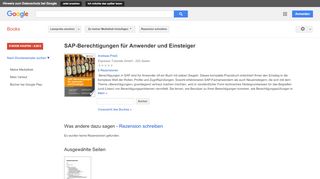 
                            6. SAP-Berechtigungen für Anwender und Einsteiger