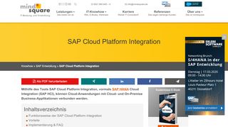 
                            5. SAP Cloud Platform Integration - mindsquare.