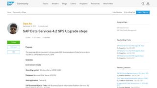 
                            1. SAP Data Services 4.2 SP9 Upgrade steps | SAP Blogs