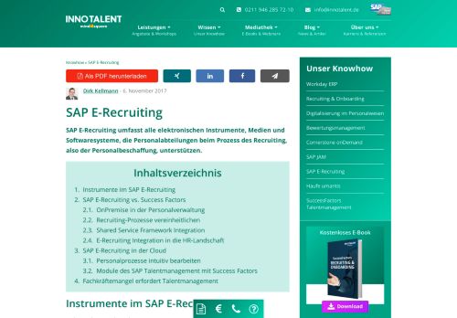 
                            12. SAP E-Recruiting - Innotalent