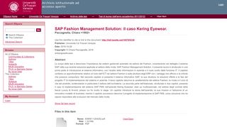 
                            13. SAP Fashion Management Solution: il caso Kering Eyewear.