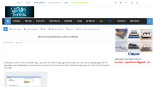 
                            8. SAP Fiori login page configuration - SAPUI5 Tutorials
