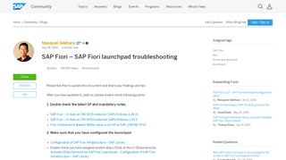
                            13. SAP Fiori – SAP Fiori launchpad troubleshooting | SAP Blogs