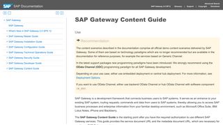 
                            5. SAP Gateway 2.0 SP12 - SAP Help Portal