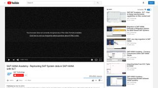 
                            12. SAP HANA Academy - Replicating SAP System data in SAP HANA ...