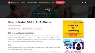 
                            12. SAP HANA Studio Installation & Download The SAP ... - Mindmajix