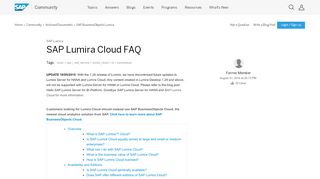 
                            2. SAP Lumira Cloud FAQ - archive SAP