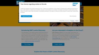 
                            1. SAP Lumira Discovery