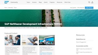 
                            3. SAP NetWeaver Development Infrastructure (NWDI) | Community ...