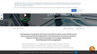 
                            9. SAP NetWeaver Portal | SNP Poland
