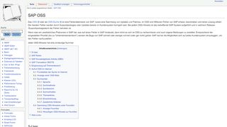 
                            3. SAP OSS – SAP-Wiki