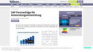 
                            11. SAP PartnerEdge für Anwendungsentwicklung - silicon.de