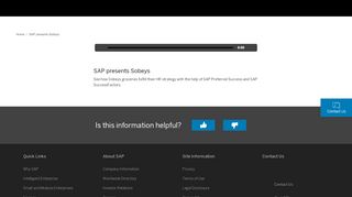 
                            3. SAP presents Sobeys - SAP.com