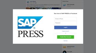 
                            11. SAP PRESS - Want a FREE trial access to the #SAP PRESS ...