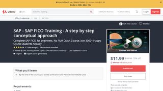 
                            12. SAP - SAP FICO Training - A step by step conceptual approach | Udemy