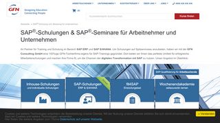 
                            5. SAP-Schulung: Kurse und Seminare für SAP Software | GFN AG