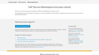 
                            7. SAP Service Marketplace - Home